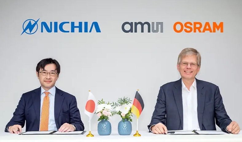 艾迈斯欧司朗与日亚化学签署最新专利交叉许可协议