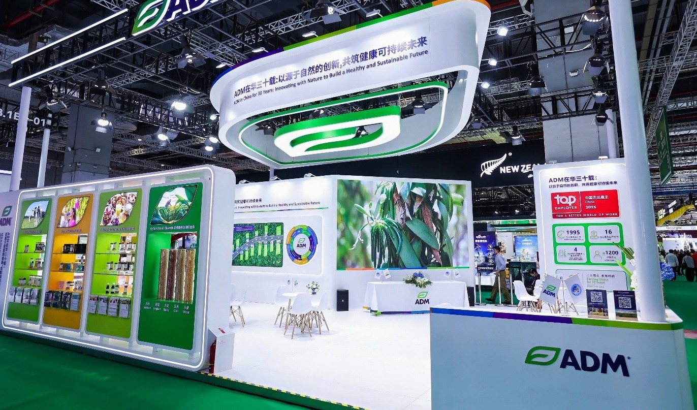 ADM以“在华三十载:以源于自然的创新,共筑健康可持续未来”为主题,亮相第八届进博会