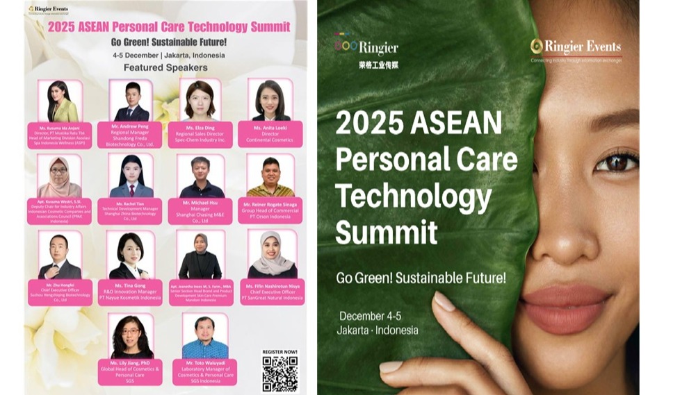 Trends and breakthroughs on the agenda of ASEAN Personal Care Technology Summit in Indonesia