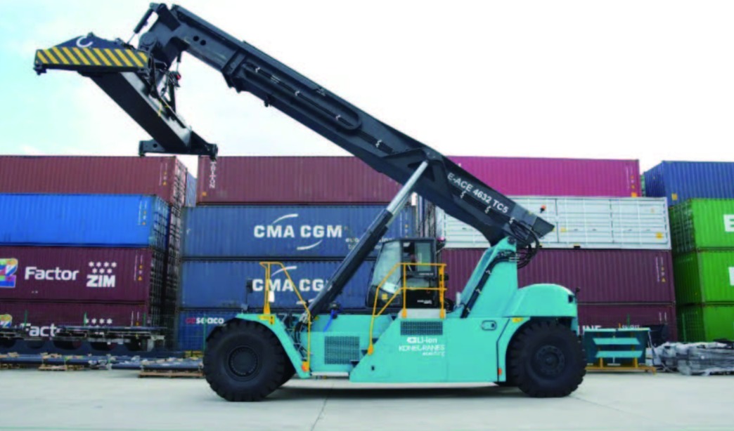 科尼电动正面吊新品发布 打造全系电动产品矩阵