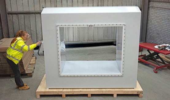 Eriez® builds its largest X8 metal detector to date