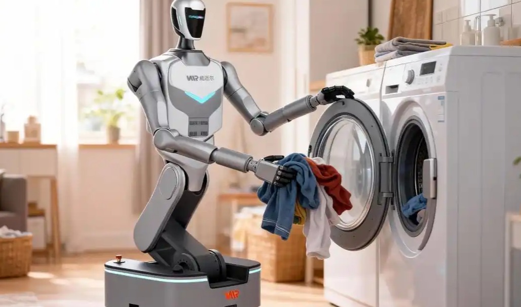 破解行业痛点!威迈尔发布H6系列人形机器人专用全向底盘