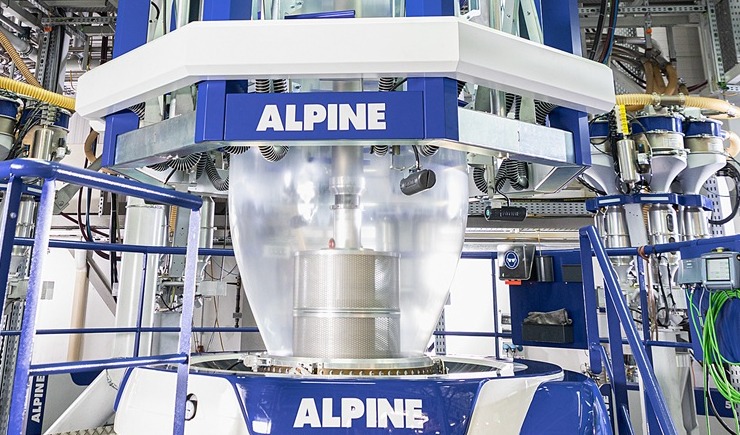 New calibration basket for blown film lines