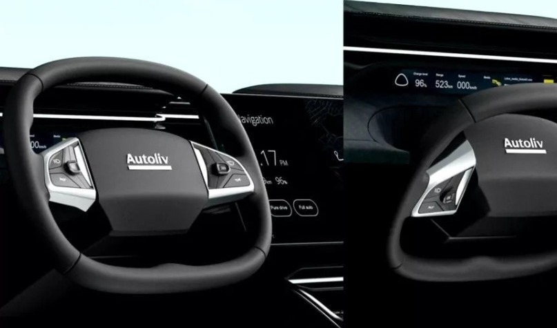 全球首款自动驾驶可折叠方向盘问世,可自动收起为乘客腾空间