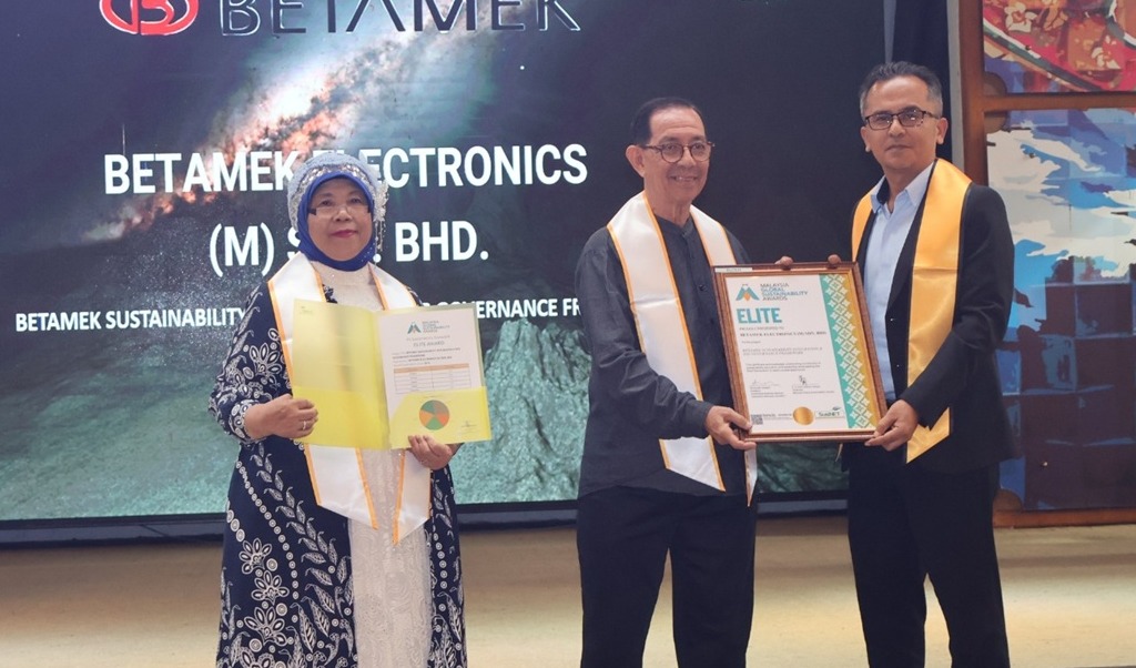 Betamek earns 2025 Malaysia Global Sustainability Award for ESG leadership