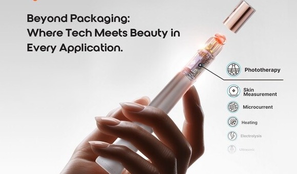 Smart packaging as a beauty treatment engine