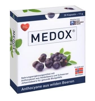 赢创首次通过药房正式发售花青素膳食补充剂 MEDOX®