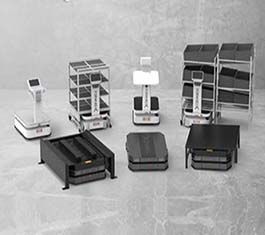 国产品牌灵动科技发布第四代移动机器人V-AMR