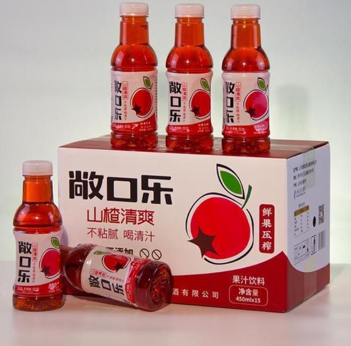 面对货架上的各种饮料，我选择“敞口乐”