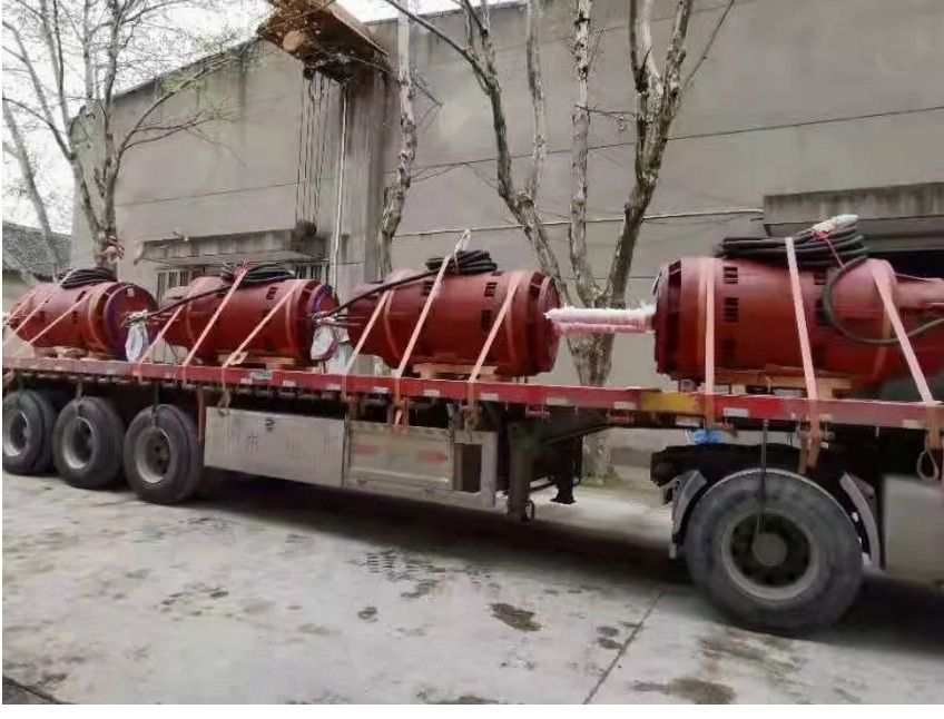 永发电机为连成泵业集团定制高压潜水电机如期交付使用