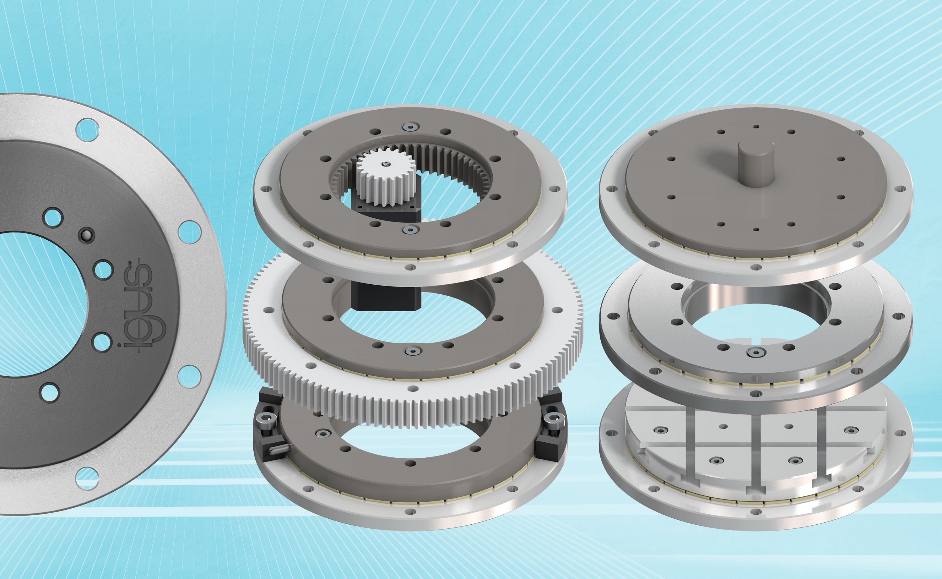 紧凑旋转:igus新增16毫米回转环轴承