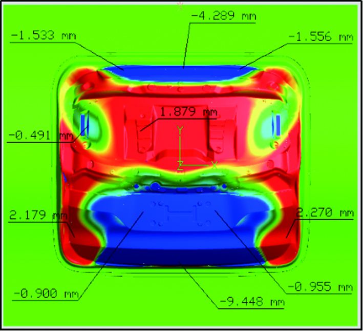 后背门外板回弹补偿及A面调整解决方案
