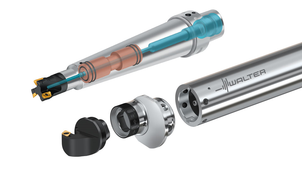 瓦尔特进一步拓展Accure•tec减振刀柄系列减振铣刀柄和车刀柄