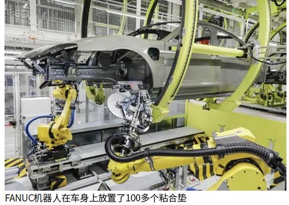 发那科机器人助力 保时捷生产Taycan纯电跑车