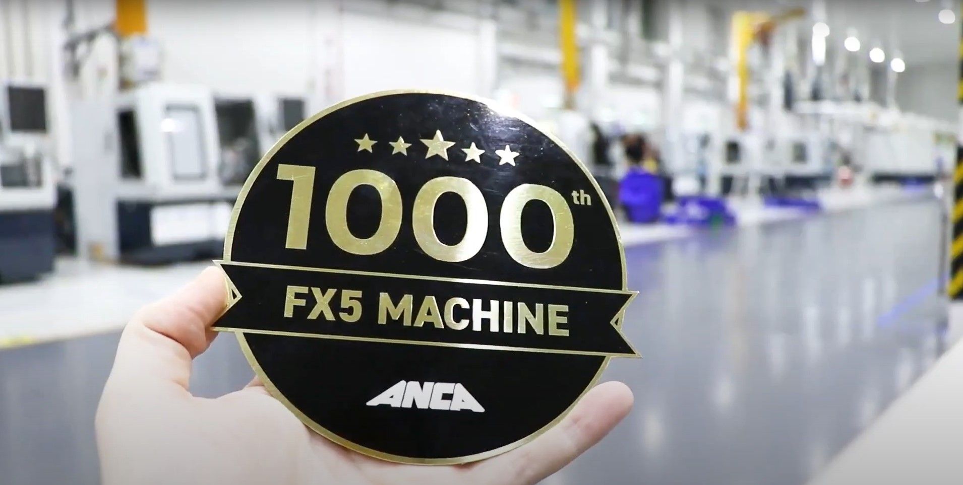 ANCA 第1000台FX5 Linear磨床落户“中国工具之乡”