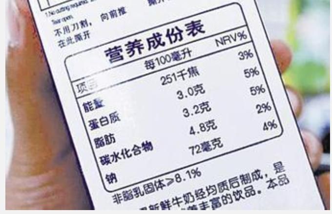 专家倡议推动食品包装正面标识