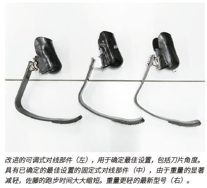 定制式假肢为竞技提供支持