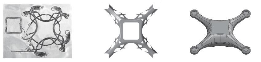 连续碳纤维增强塑料制成的多旋翼无人机