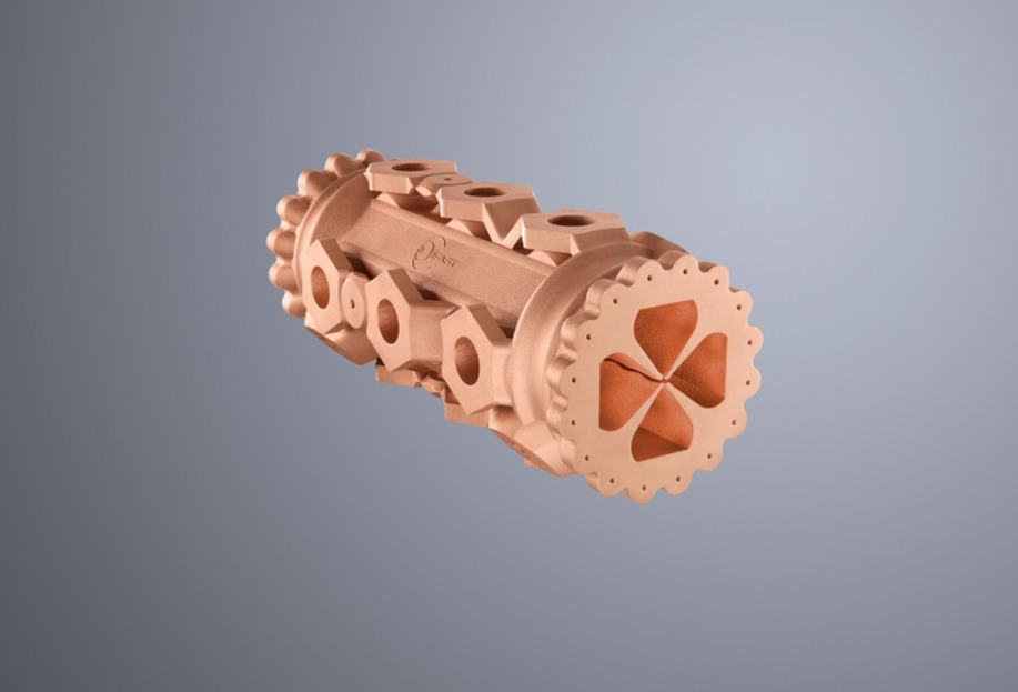 绿光3D打印粒子加速器核心部件