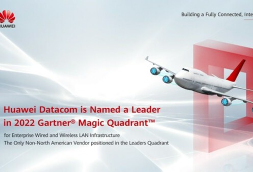 华为数通跻身2022 Gartner®魔力象限"领导者"