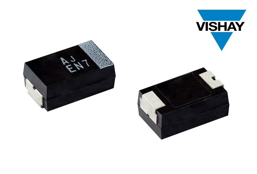 Vishay推出具有低ESR的高体积效率汽车级vPolyTan™聚合物钽片式电容器