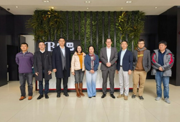 大众汽车（中国）穆拓睿一行考察奥动新能源