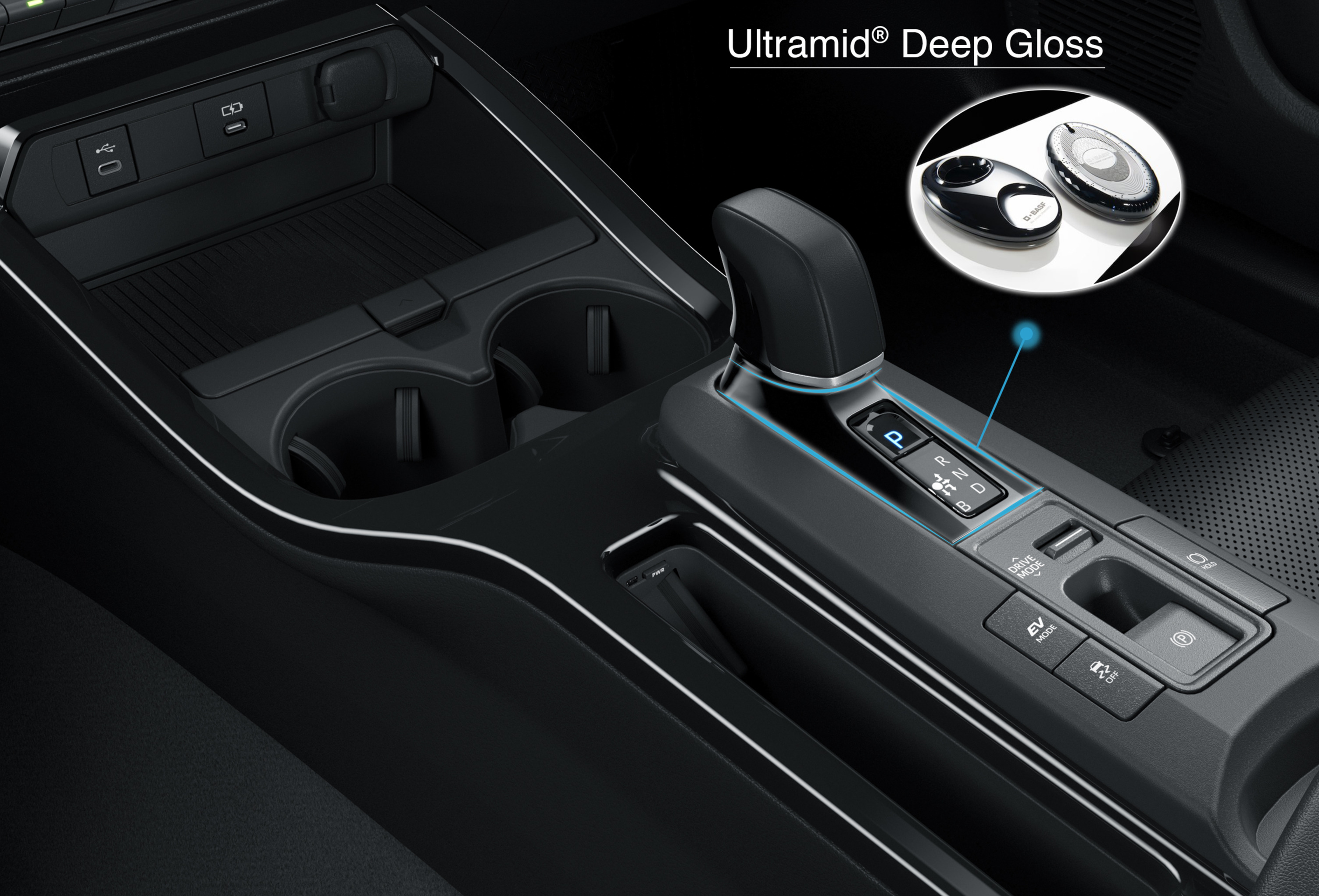 巴斯夫和丰田联合推出采用Ultramid® Deep Gloss的汽车内饰件