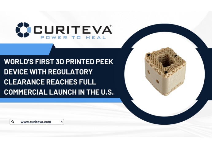 Curiteva宣布全面商业化推出3D打印骨科植入物新品