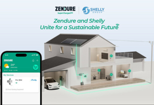 Zendure和Shelly结成战略联盟以引领智能家居自动化和清洁能源管理