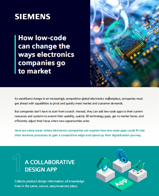 How low-code can change the ways electronics companies go to market