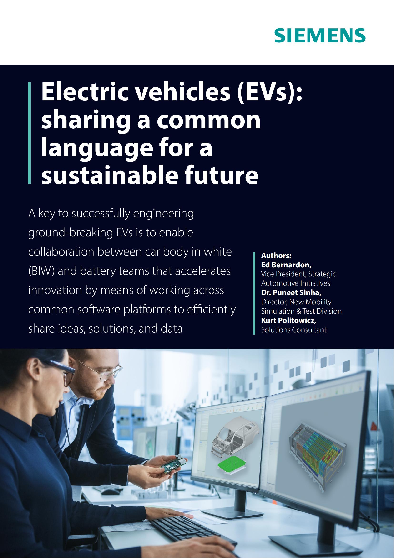 Electric vehicles (EVs): Sharing a common language for a sustainable future