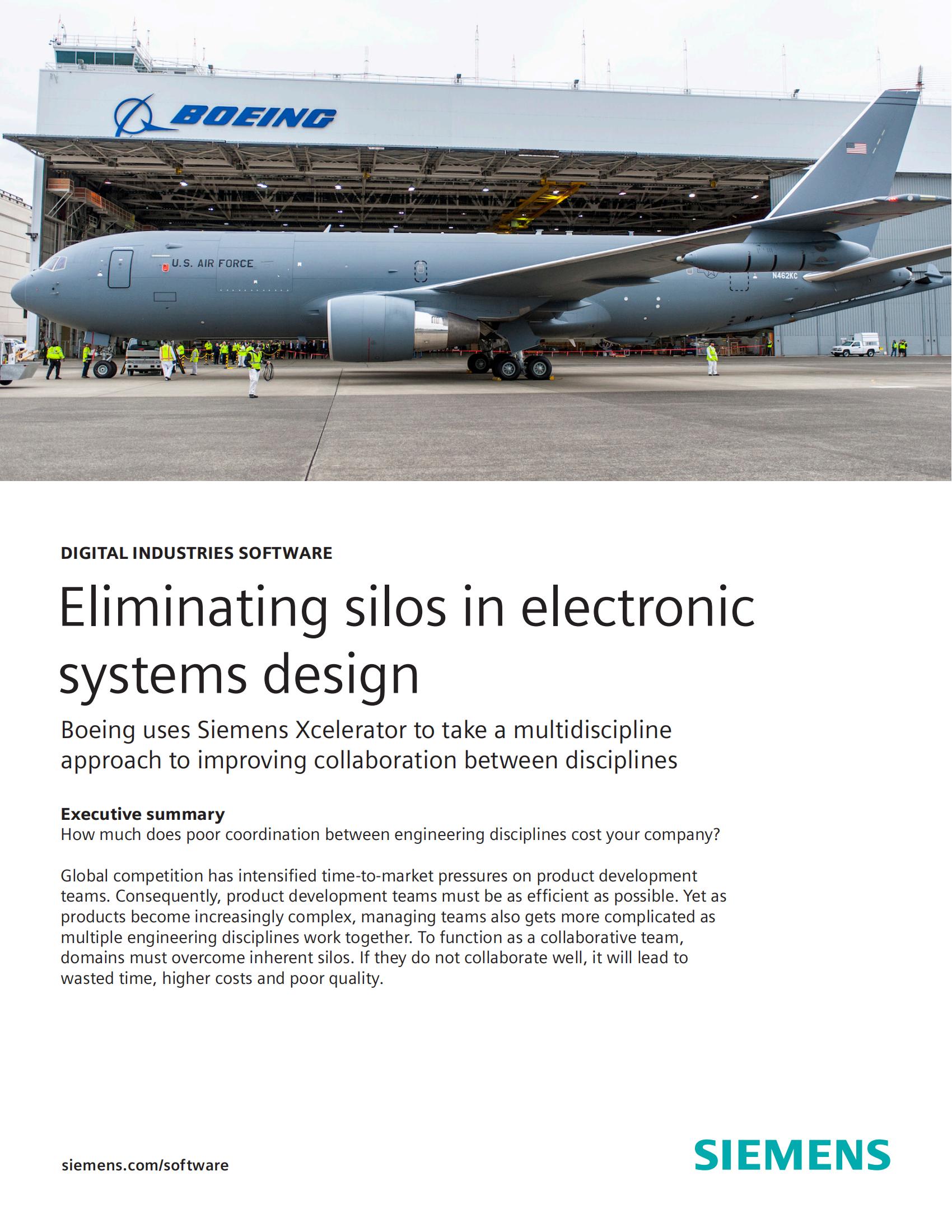 Eliminating silos in electronic systems design