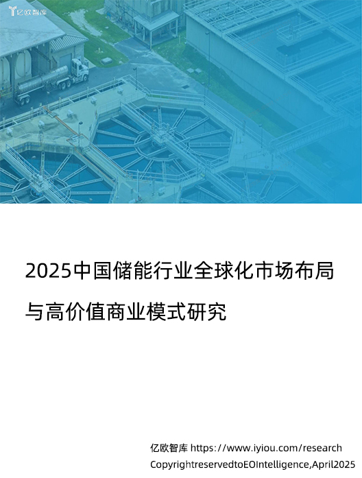 2025中国储能行业全球化市场布局与高价值商业模式研究