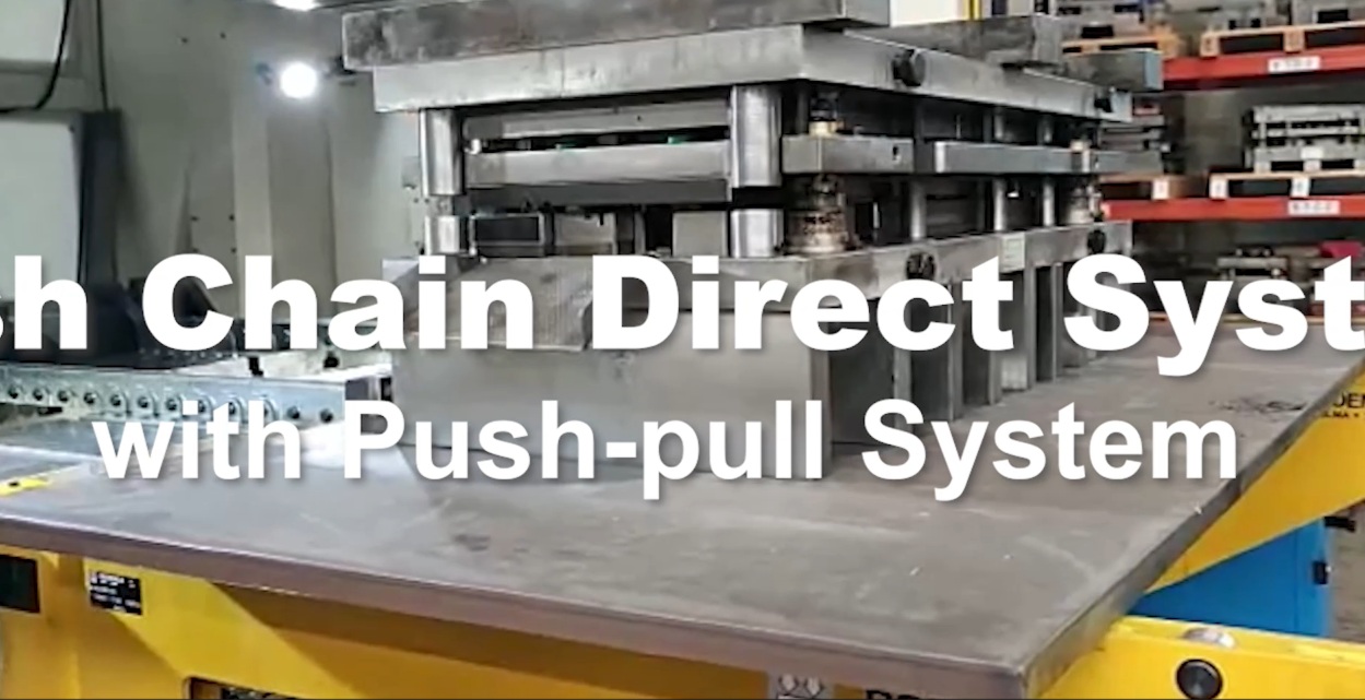 Optimise your QDC/QMC-change processes with our Push-Pull Chain Direct System!