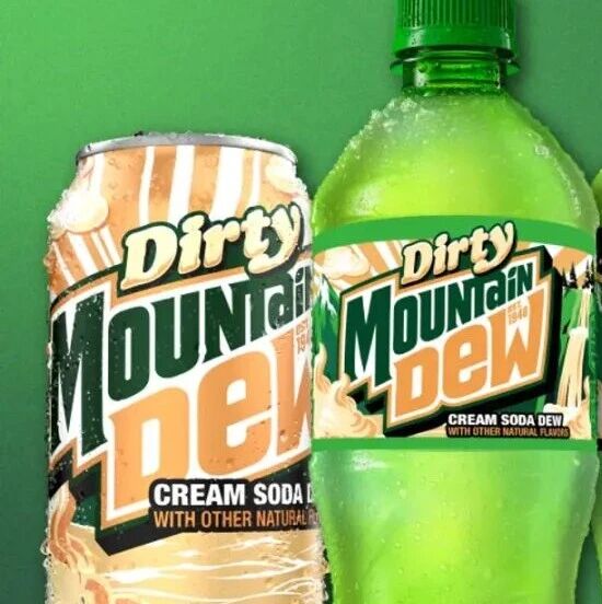 激浪跨界出击！百事公司推 Dirty Mountain Dew Cream Soda抢占"脏"汽水市场先机