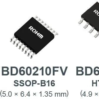 ROHM推出广泛适用于直流有刷电机的通用电机驱动器IC!